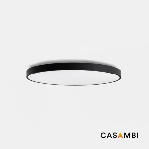 Domio черный Потолочный светильник Ø800 78W PRISM 3000K CRI80 Casambi