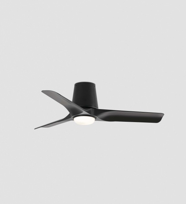Потолочный вентилятор HEY TUB S Ш900mm черный 3 P LED 10W CCT
