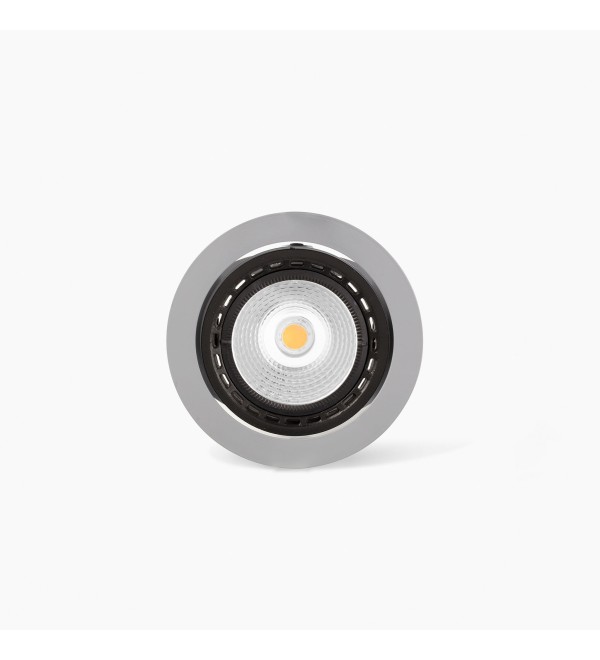 Встраиваемый светильник MINI OPTIC серый LED CRI95 18-25W 2700K 56є