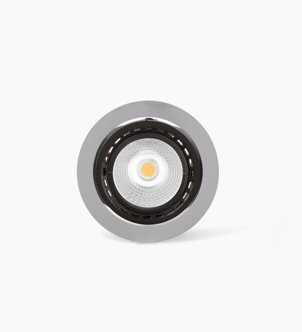 Встраиваемый светильник MINI OPTIC серый LED CRI95 18-25W 2700K 56є