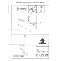 BR06844 Настенный светильник DAROCA