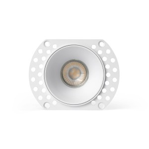 FLAC Белый встраиваемый безрамочный светильник IP44 MR11 GU10
