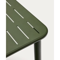 Уличный стол Brai из оцинкованной стали зелёного цвета 180 x 90 см