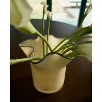 Ваза Endasi из желтого стекла 19,5см