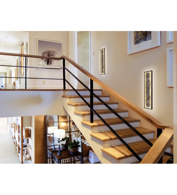 Настенный светильник Stone CCT- черный LED L60