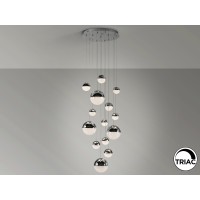 Подвесной светильник Sphere 14L LED Ø60 X500H DIM хром