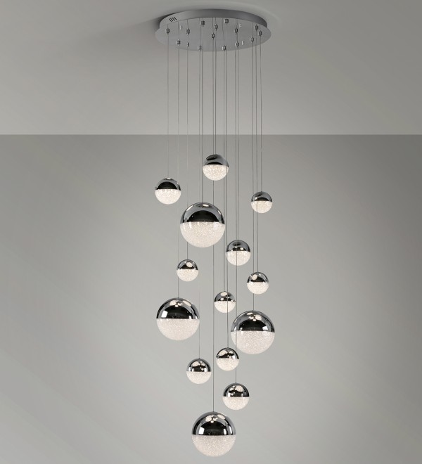 Подвесной светильник Sphere 14L LED Ø60 X500H DIM хром