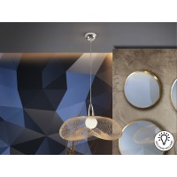 Подвесной светильник Forma 1L хром/золотой