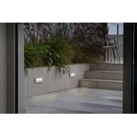 Уличный настенный светильник DUNE APLIQUE RECTANGULAR белый 6W 4CCT