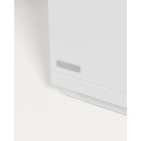 Тумба под ТВ Abilen шпон дуба и белый лак 200 x 44 cm