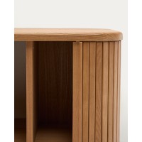 Шкафчик для ванной Mailen из ясеневого шпона в натуральной отделке, 90 x 45