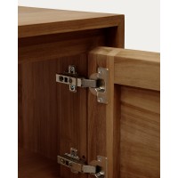 Kenta Мебель для ванной из массива тика с ореховой отделкой, 90 x 45 см