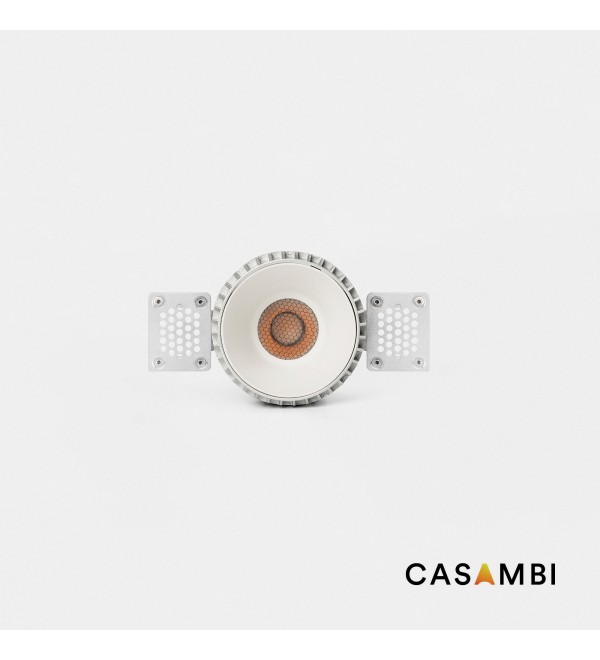 Tulipa Белый встраиваемый даунлайт без рамки 7W 15° 3000K CRI90 Casambi