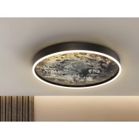 Потолочный светильник Stone CCT- черный LED 60D