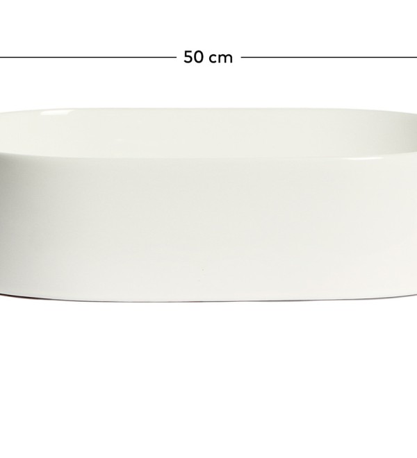 Раковина Ovara из белой керамики 50 x 31 см