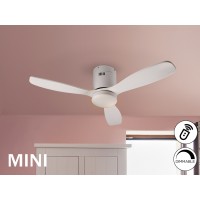 Siroco MINI Потолочный вентилятор с освещением DIMABLE белый