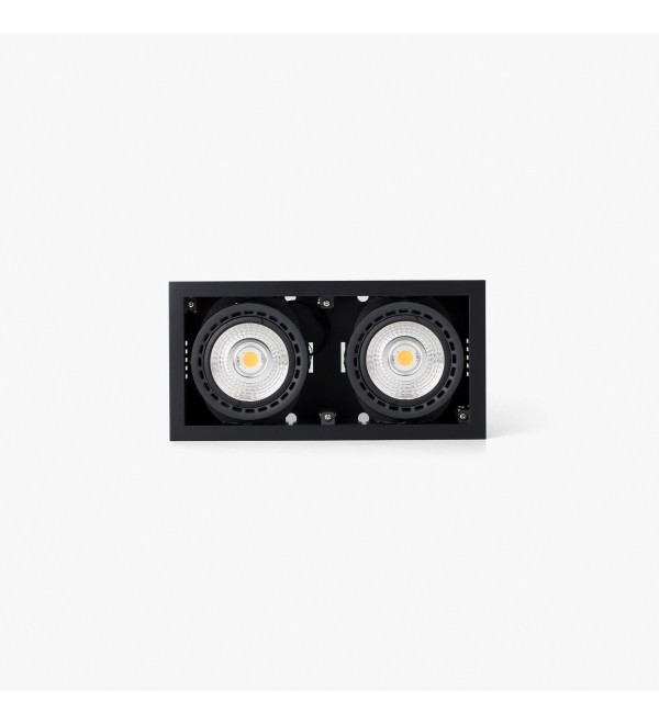 Встраиваемый светильник MINI COLIN-2 черный LED 36-50W 2700K 56°