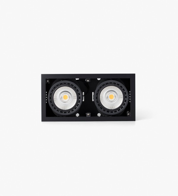 Встраиваемый светильник MINI COLIN-2 черный LED 36-50W 2700K 56°
