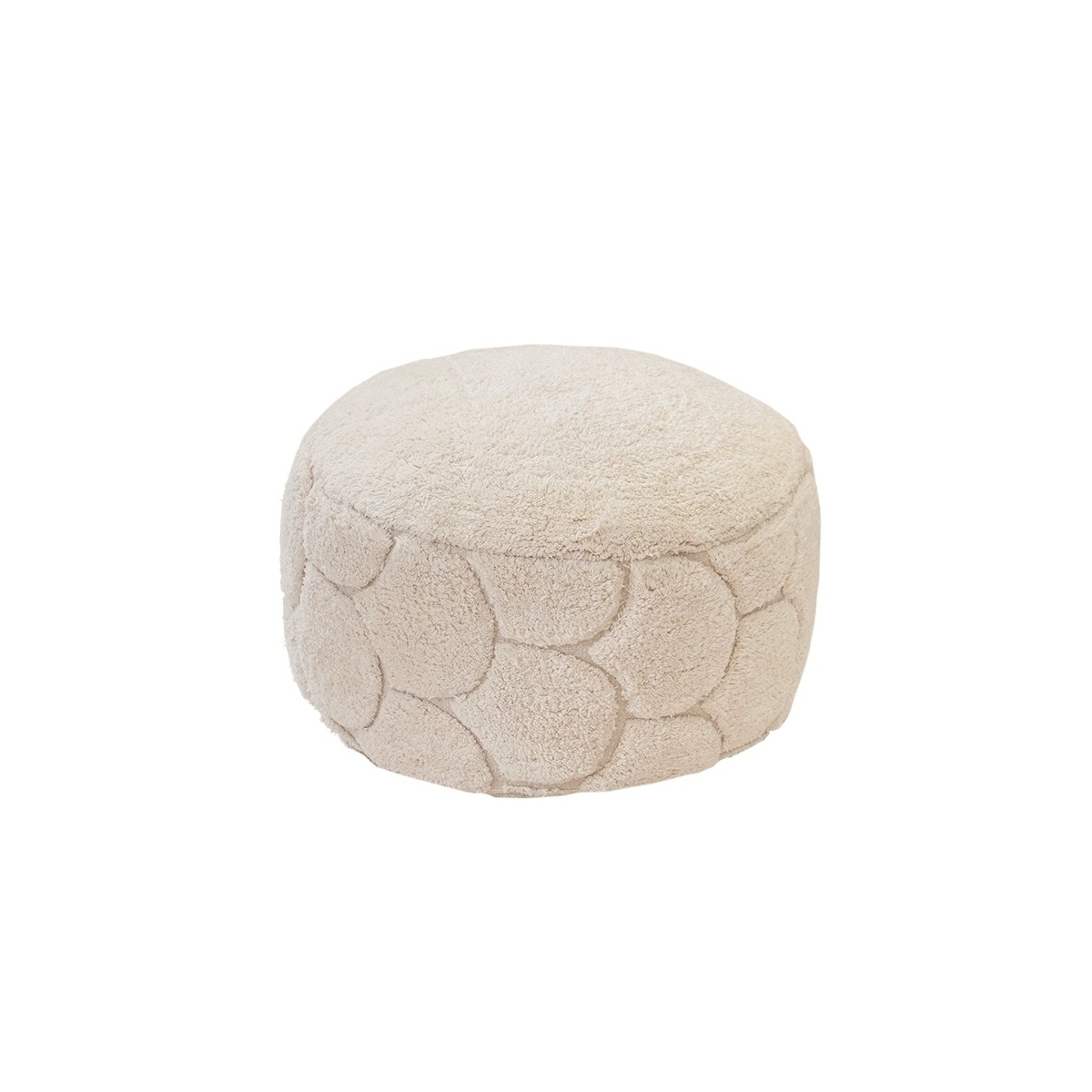 Подушка-пуф Lillaland Узор чешуя натуральная 50*35