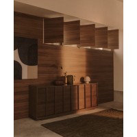 Onix Сервант с ореховым шпоном в темной отделке 200 x 80 см