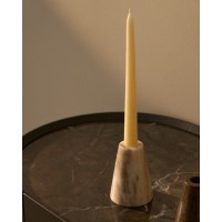 Подсвечник Trevia из мрамора цвета слоновой кости, 8 см
