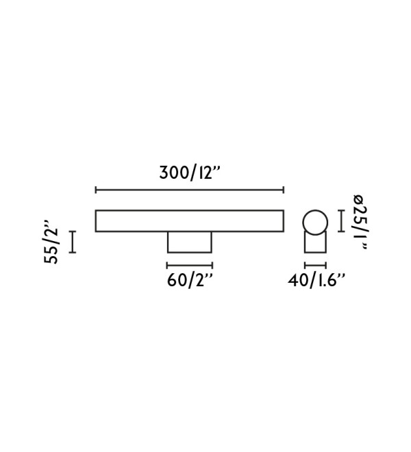 CALMA Настенный светильник LINESTRA терракотовый 5W 2700K