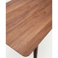 Стол раздвижной Elan из шпона и массива ореха 200 (260) x 100