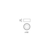 TEK Потолочный светильник 10W белый 40є 3000K CRI90 TRIAC