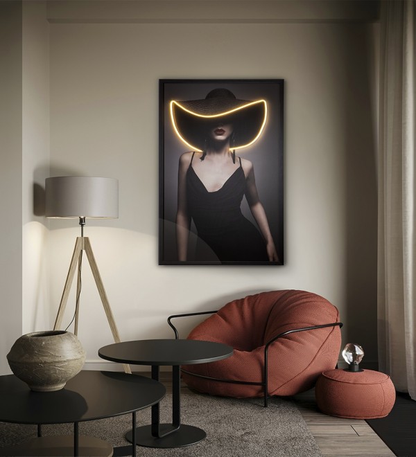 Картина в раме Pamela LED 80X120
