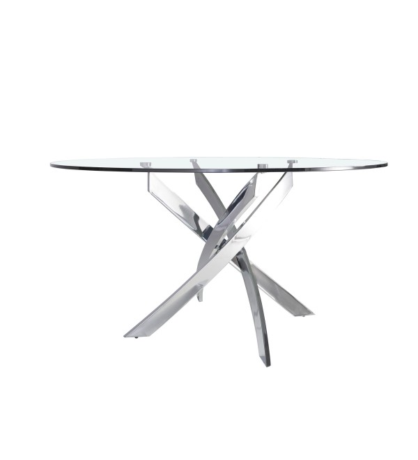 Стол обеденный F2133 /1061 стеклянный Ø140