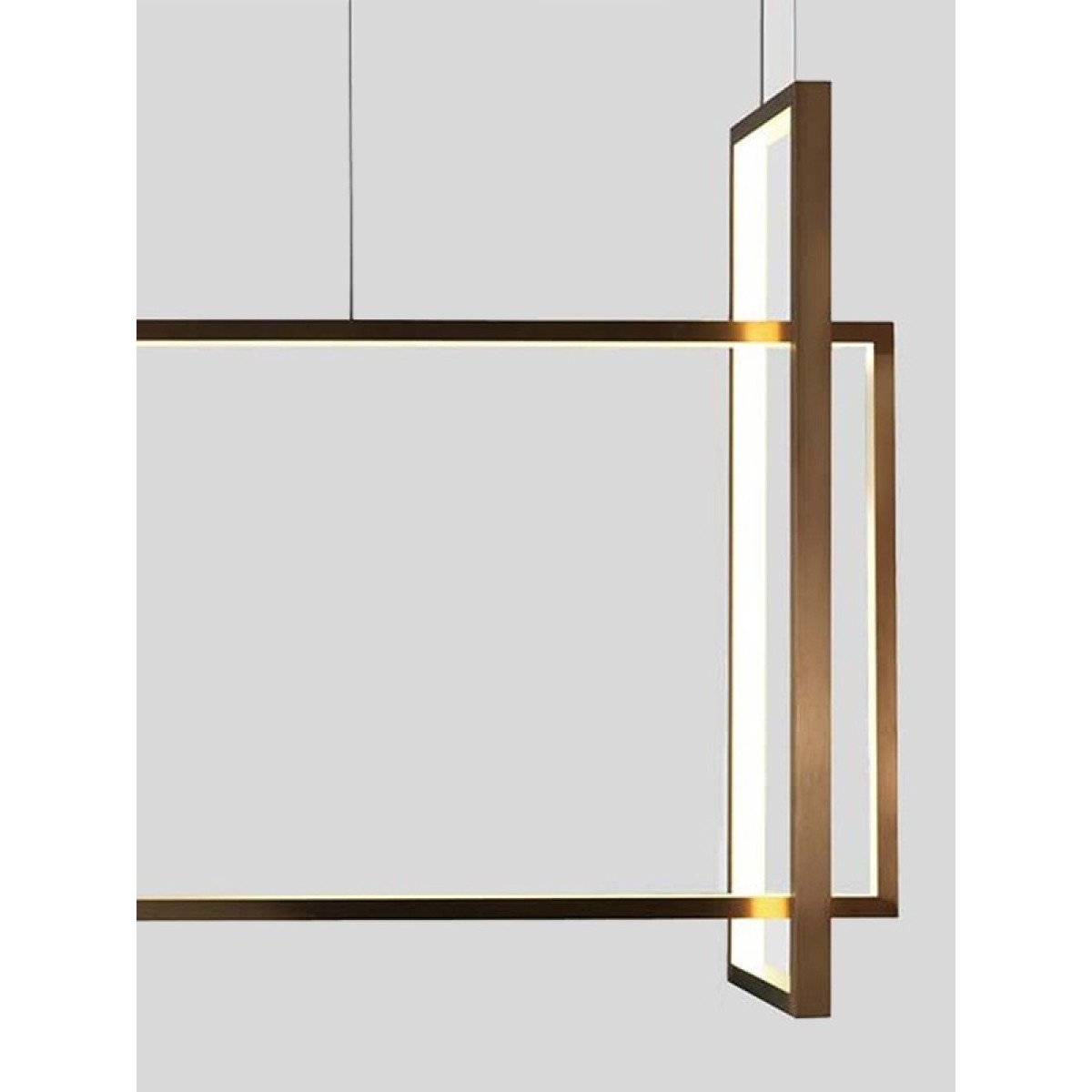 Подвесной светильник Frame 30x90 см бронзовый