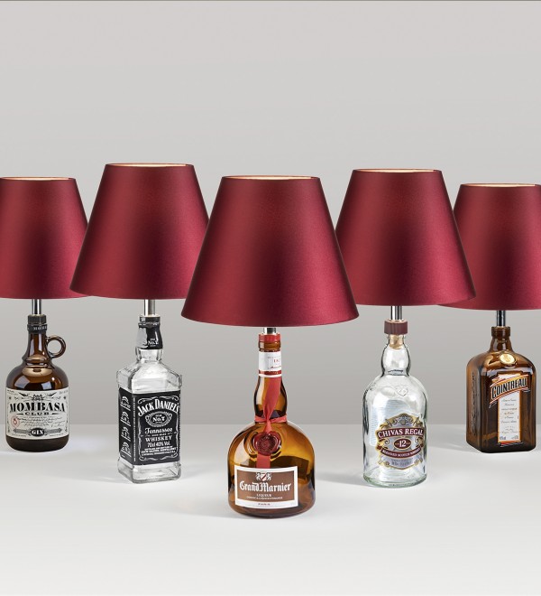 Настольная лампа Liquor Dessert Kit гранатовый абажур