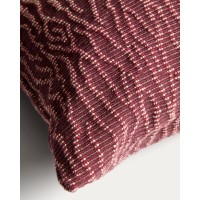 Чехол для подушки Alnori бордовый 100% хлопок, жаккардовый, 50 x 50 см