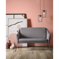 Диван Brida графитовый 128 см