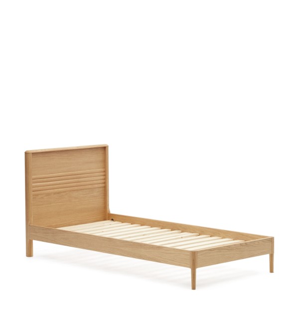 Lenon Кровать из шпона дуба для матраса 90 x 200 см