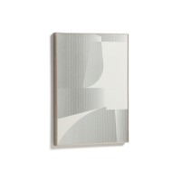 Абстрактная картина Imaro в зеленовато-сером цвете, 50 x 70 см