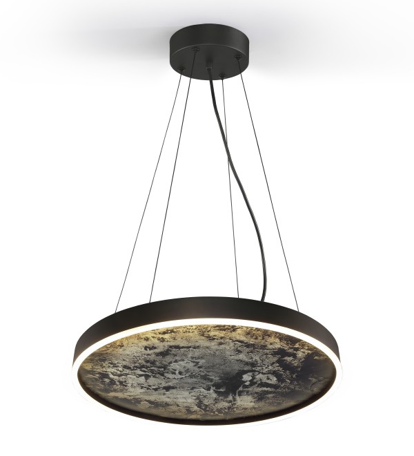 Подвесной светильник Stone CCT- черный LED 60D