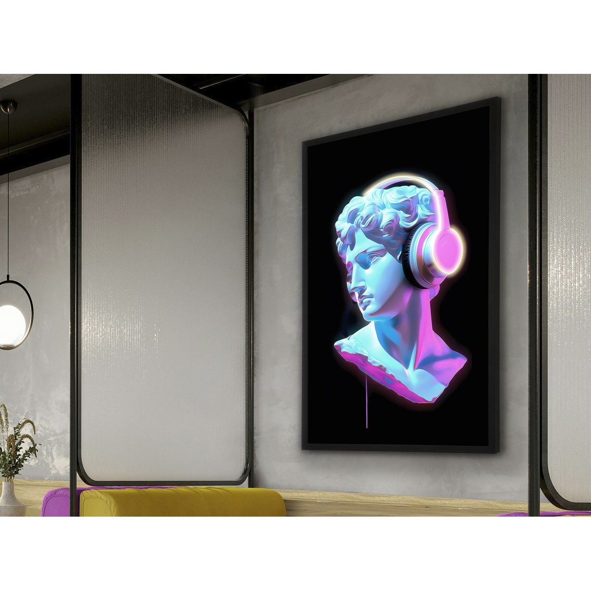 Картина Busto COLOR LED 80X120