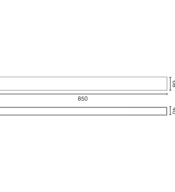 VIA EVO Настенный светильник 850 20W 4000K черный CASAMBI