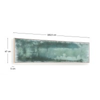 Абстрактная картина Selnar зеленая 182 x 47 см