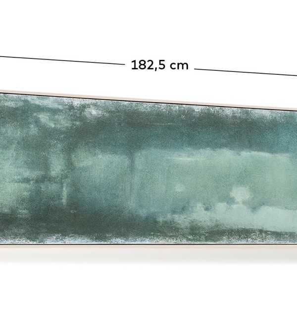 Абстрактная картина Selnar зеленая 182 x 47 см