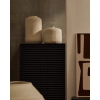 Ваза Serina из папье-маше белого цвета 36,5 см