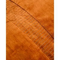 Чехол для подушки Tavre из оранжевого бархата с вышивкой, 30 x 50 см
