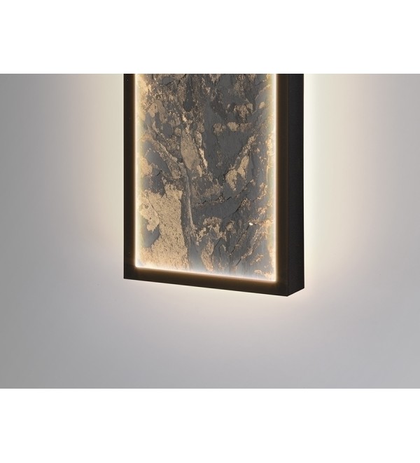 Настенный светильник Stone CCT- черный LED L60