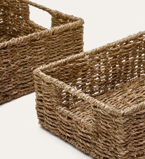 Tossa Набор из 2-х корзинок из натурального волокна 28 x 20 см / 32 x 27 см