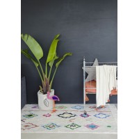 Корзина с листом бежевая 30*30*30