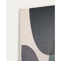 Nemsa абстрактный холст в сине-зеленых тонах 100 x 80 см