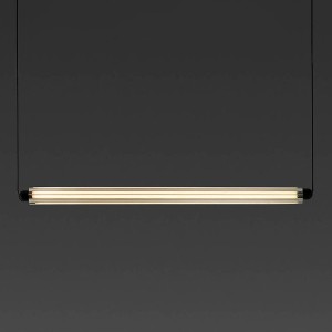 Подвестной светильник LUMINA 600 1L COLGANTE EMP S/M HORIZL черный 12W 2700K