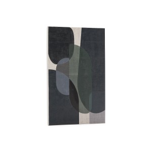 Nemsa абстрактный холст в сине-зеленых тонах, 90 x 60 см