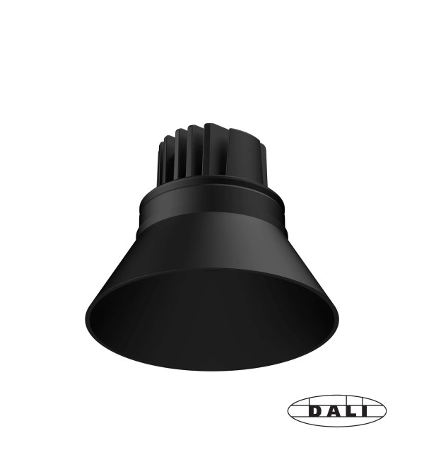 Встраиваемый светильник ELIOS BELL IP20 10W черный 24є 3000K DALI